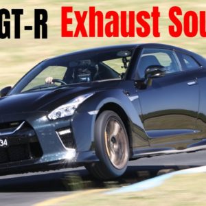 2022 Nissan GTR at the track Exhaust Sound