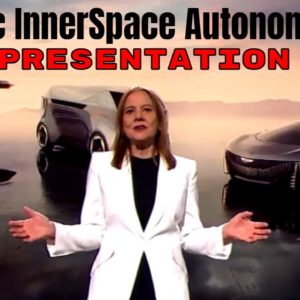 Cadillac InnerSpace Autonomous Concept at CES 2022 Presentation