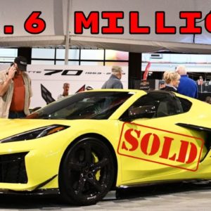 First 2023 Chevy Corvette Z06 Fetches $3.6 Million At Auction