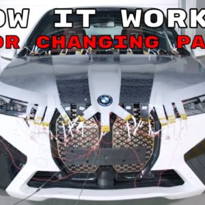 How It Works - Color Changing BMW iX E Ink