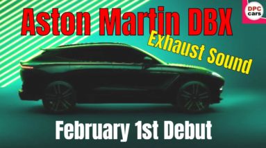 More Powerful Aston Martin DBX SUV Teased Ahead Of February 1st Debut