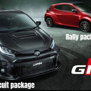 Toyota GRMN Yaris Circuit package and Rally package Tokyo Auto Salon 2022