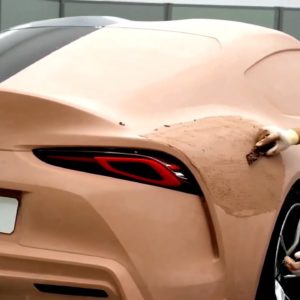Toyota GR Supra   Building A Car From Clay