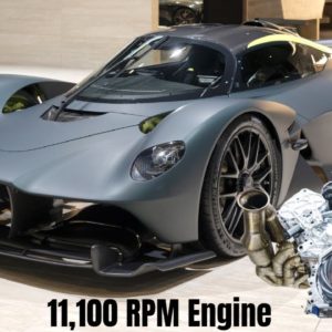 11100 RPM Aston Martin Valkyrie V12 Engine Explained