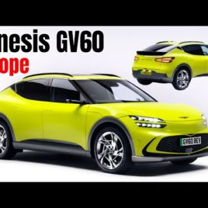 2022 Genesis GV60 Exterior and Interior for Europe