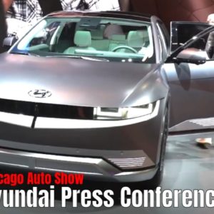 2022 Hyundai Chicago Auto Show Press Conference