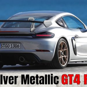 2022 Porsche 718 Cayman GT4 RS in GT Silver Metallic