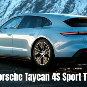 2022 Porsche Taycan 4S Sport Turismo in Frozen Blue Metallic