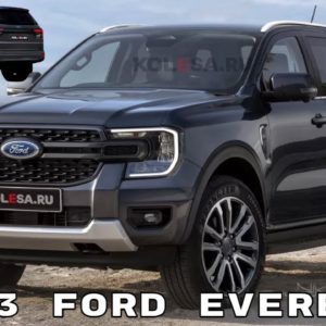 2023 Ford Everest SUV Rendered