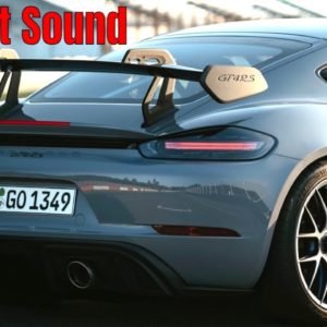 Arctic Grey Porsche GT4 RS Exhaust Sound