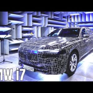 BMW i7 Electric Luxury Sedan Wind Tunnel Acoustic Testing