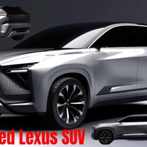 Electrified Large Lexus SUV Design Revealed