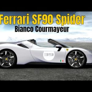 Ferrari SF90 Spider Bianco Courmayeur