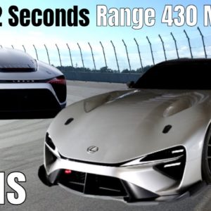 Lexus BEV Sport Concept 0 to 60 mph and 430 Miles Range
