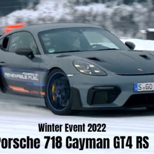 Porsche 718 Cayman GT4 RS at Winter Event 2022
