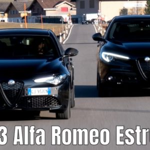 2023 Alfa Romeo Giulia Estrema and Stelvio Estrema