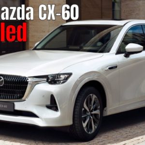 2023 Mazda CX 60 Revealed