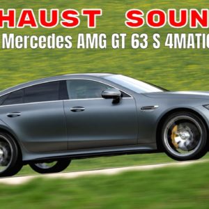 2023 Mercedes AMG GT 63 S 4MATIC+ Exhaust Sound