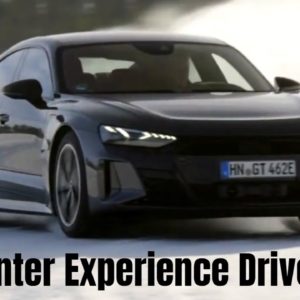 Audi e tron GT and Audi RS e tron GT Winter Experience Drive