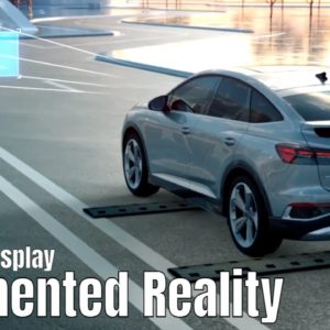 Audi Q4 Sportback e-tron Augmented Reality Head Up Display