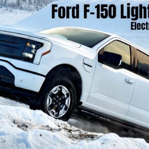 Ford F-150 Lightning Electric Truck Testing in Cold Weather
