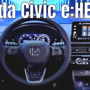 New Honda Civic e HEV Hybrid Interior Cabin