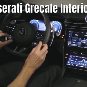 New Maserati Grecale SUV Interior Cabin