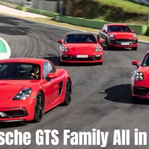 2022 Porsche GTS Family All in Red