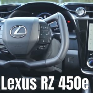2023 Lexus RZ 450e Interior Cabin and Steering Yoke Better Than Tesla?