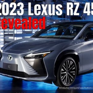 All Electric 2023 Lexus RZ 450e Revealed