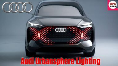 Audi urbansphere concept visible technology lighting system