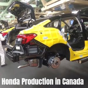 New Honda Civic and CR-V Production in Canada