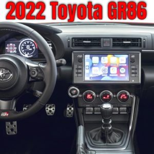 2022 Toyota GR86 with Manual Transmission Interior Cabin