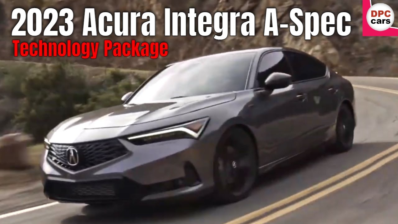2023 Acura Integra A Spec Technology Package in Liquid Carbon Metallic