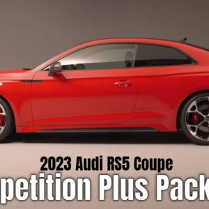 2023 Audi RS5 Coupe Competition Plus Package in Tango Red