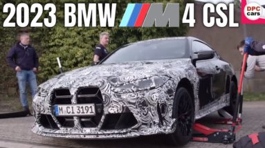2023 BMW M4 CSL Development Before May 20 Reveal
