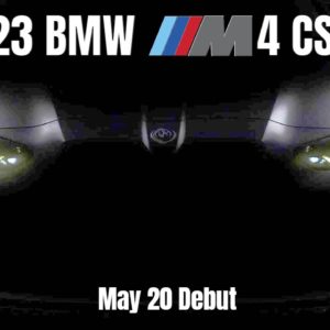 2023 BMW M4 CSL Teaser May 20 Debut