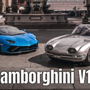 Lamborghini V12 350 GT and Aventador Ultimae