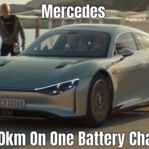 Mercedes VISION EQXX 1000 km range on one battery charge record