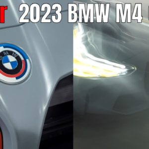 More Teaser 2023 BMW M4 CSL Photos Before May 20 Debut