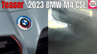 More Teaser 2023 BMW M4 CSL Photos Before May 20 Debut