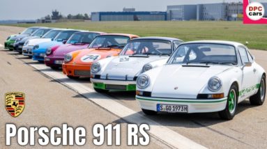 Porsche 911 Carrera RS 2.7 With Other Generations