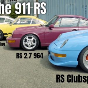 Porsche 911 RS 2.7 Sport, Touring, 964, and 993