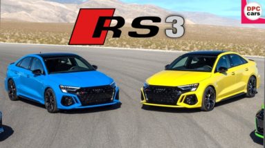 2022 Audi RS 3 US Spec Turbo Blue, Kyalami Green, Python Yellow