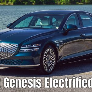 2022 Genesis Electrified G80 in Matira Blue