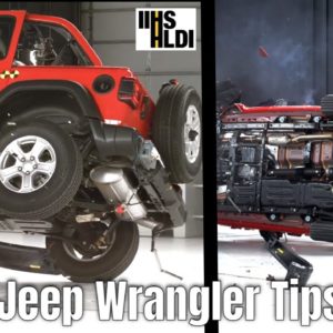 2022 Jeep Wrangler tips over in crash test despite modifications