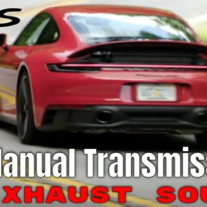 2022 Porsche 911 Carrera GTS Manual Transmission Exhaust Sound