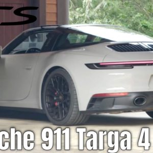 2022 Porsche 911 Targa 4 GTS in Chalk US Spec