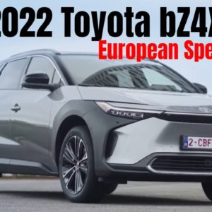 2022 Toyota bZ4X European Spec