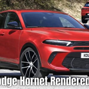 2023 Dodge Hornet SUV Rendered